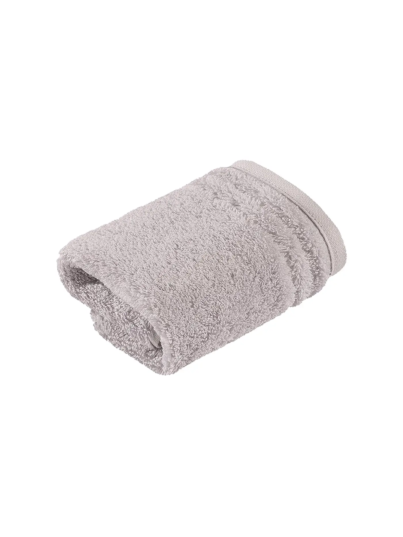 VOSSEN | Seiftuch "Vienna Style" 30x30cm (Weiss) | silber